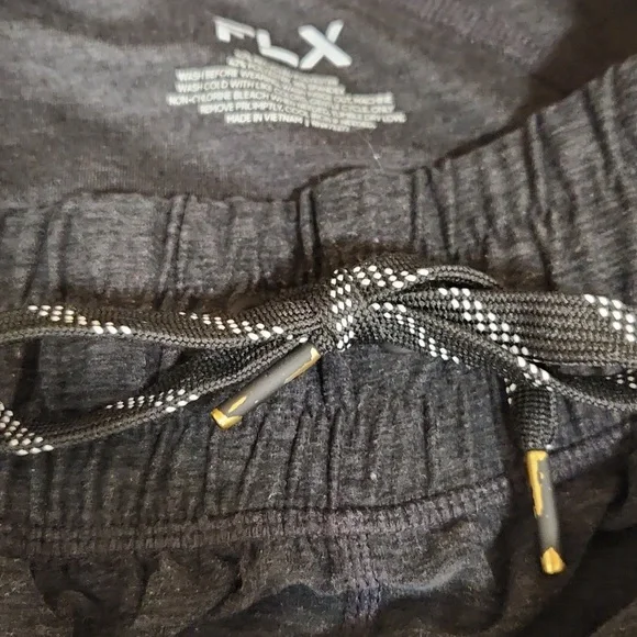 Women's FLX Wander Joggers Black Heather Travel Active Knit Pants Large Kohl's - Picture 9 of 9